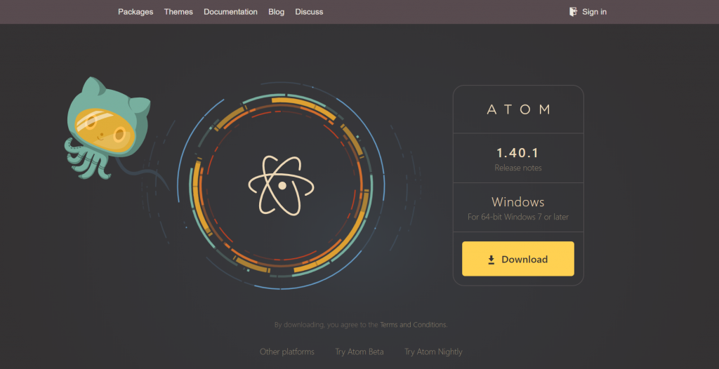 Atom редактор кода